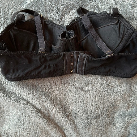 Aerie black sequin bra 32B limited edition push up & padding - Picture 2 of 2